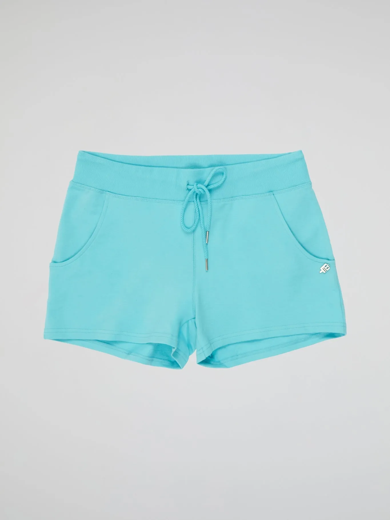 Blue Drawstring Shorts