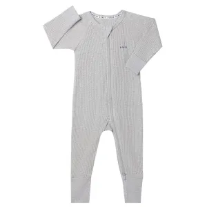 BONDS Waffle Zip Wondersuit - New Grey Marle