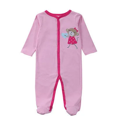 born Baby Rompers Baby Clothing Set Fashion Summer Cotton Infant Jumpsuit Long Sleeve Girl Boys Rompers Costumes Baby Romper