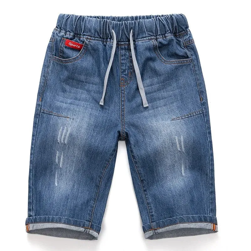 Boys' Denim Jean Shorts – Stylish & Comfy Summer Shorts for Kids