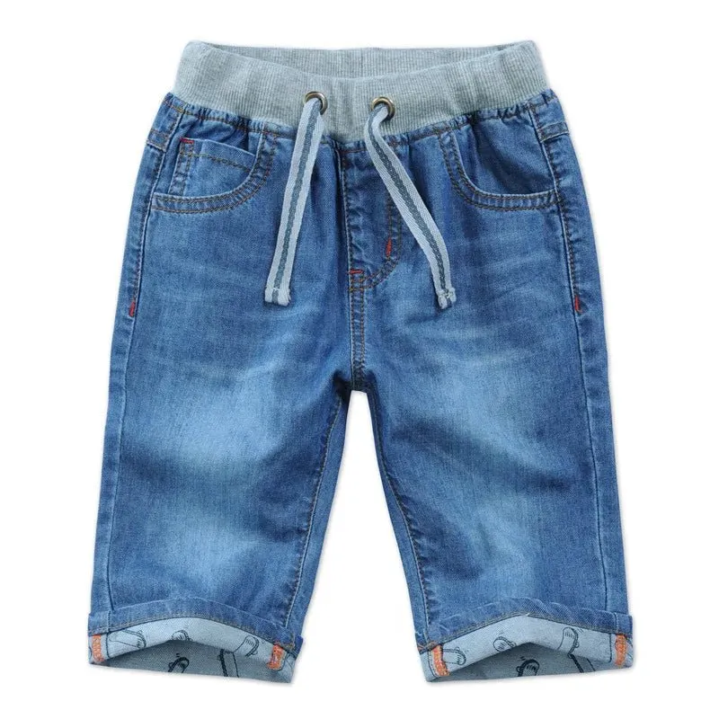 Boys' Denim Jean Shorts – Stylish & Comfy Summer Shorts for Kids