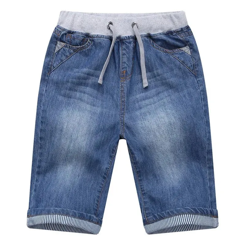 Boys' Denim Jean Shorts – Stylish & Comfy Summer Shorts for Kids