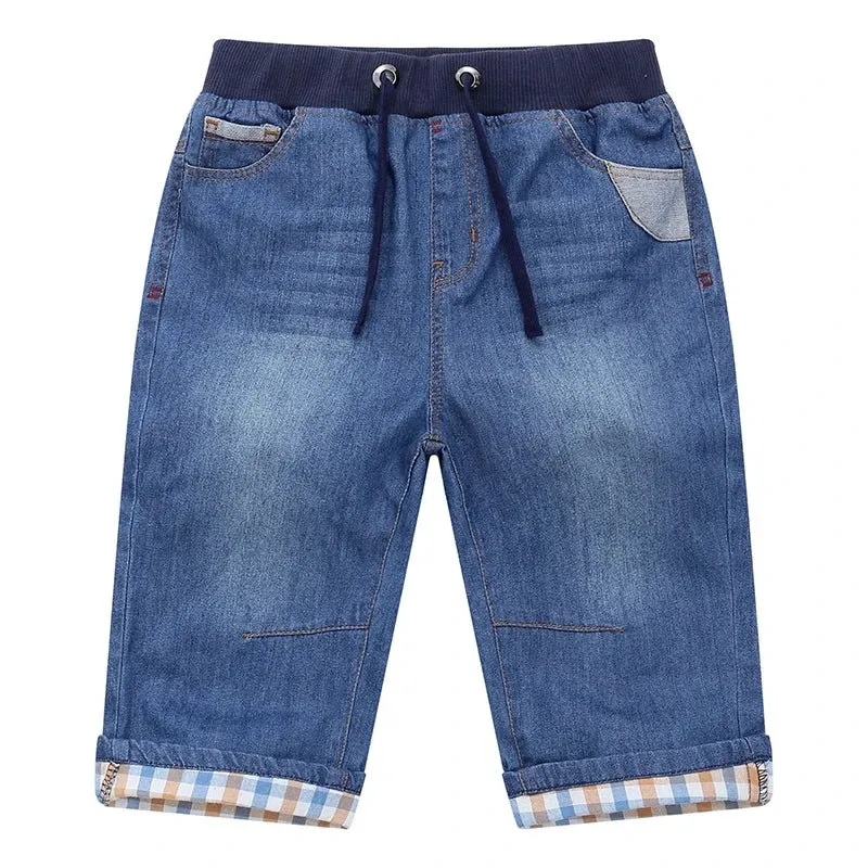 Boys' Denim Jean Shorts – Stylish & Comfy Summer Shorts for Kids
