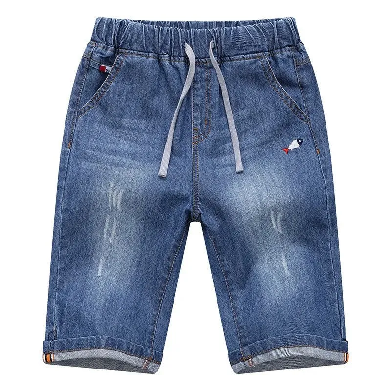 Boys' Denim Jean Shorts – Stylish & Comfy Summer Shorts for Kids