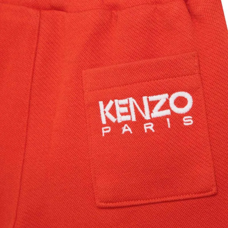 Boys Orange Jersey Shorts