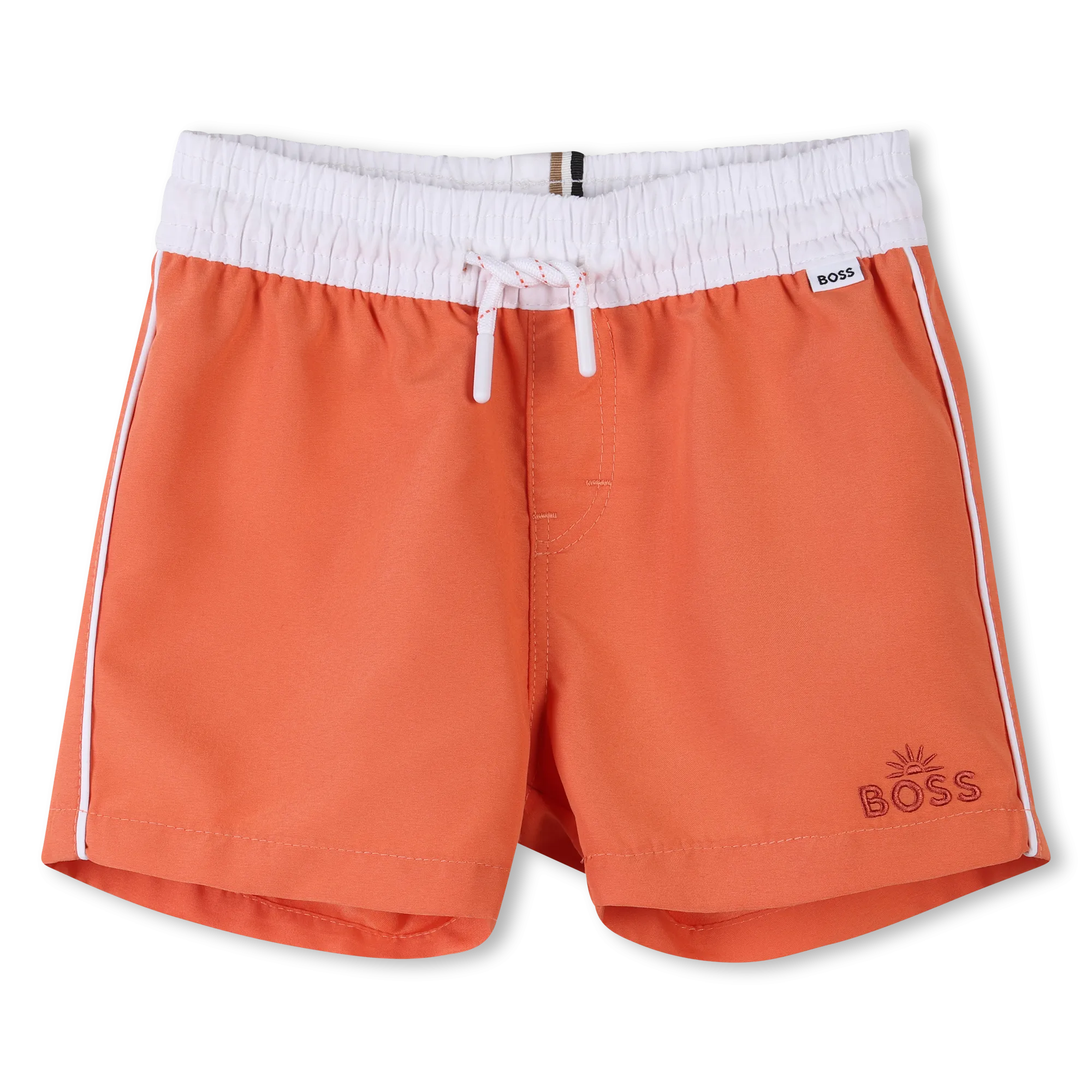 Boys Orange Swim Shorts