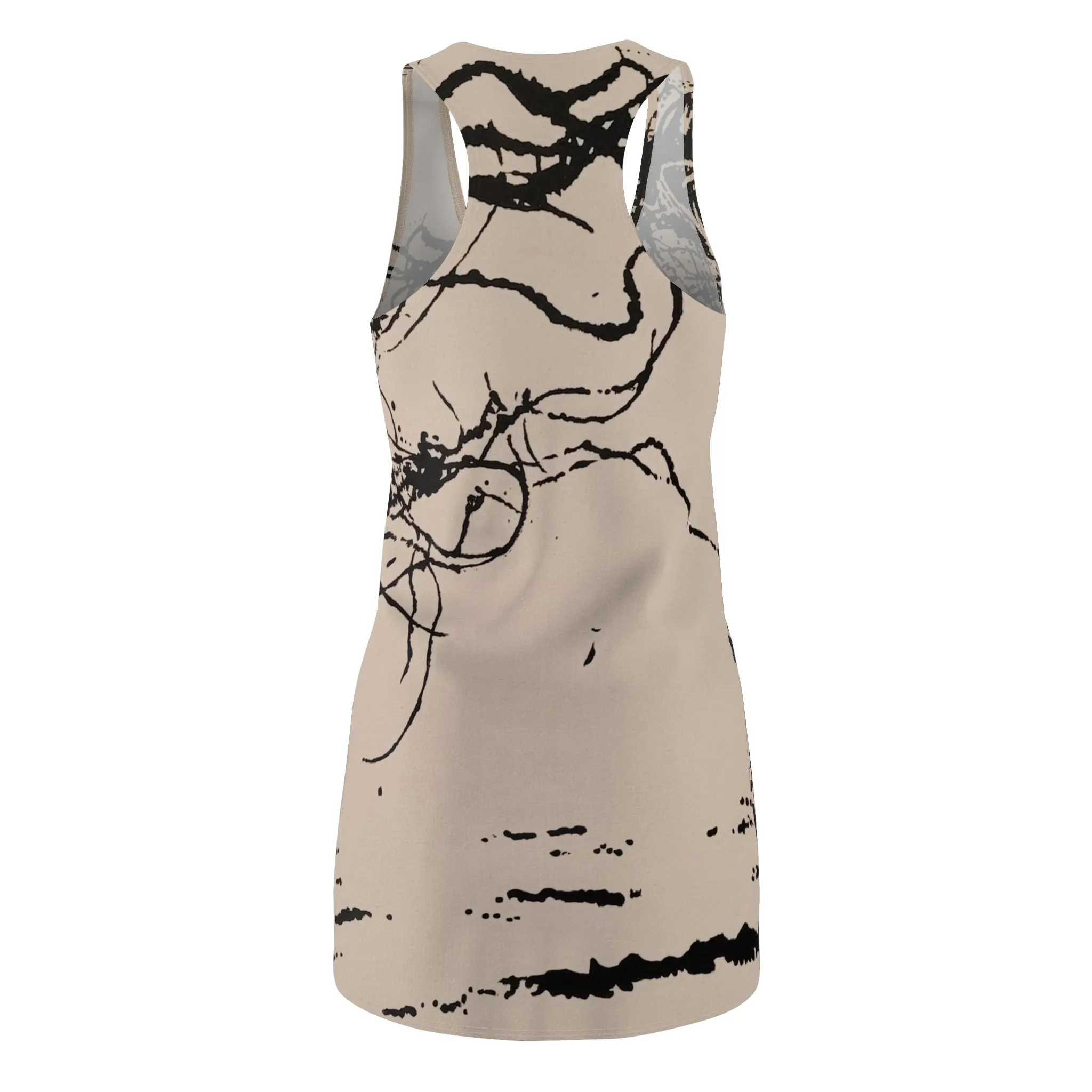 Brigitte By The Water Women's Cut & Sew Racerback Dress (AOP)