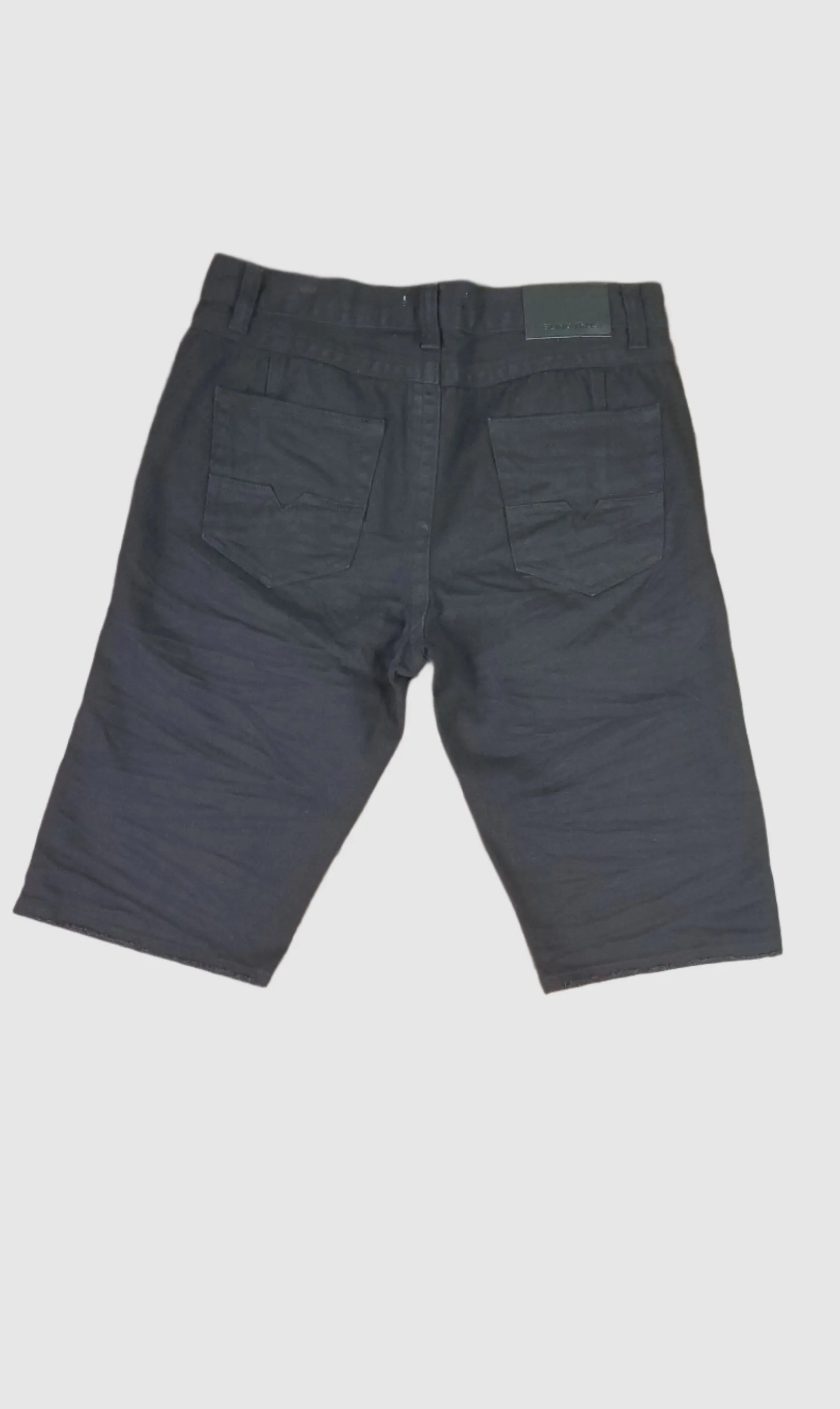BT-BTS17154X-Big & Tall Distressed Solid Twill Shorts 6PC