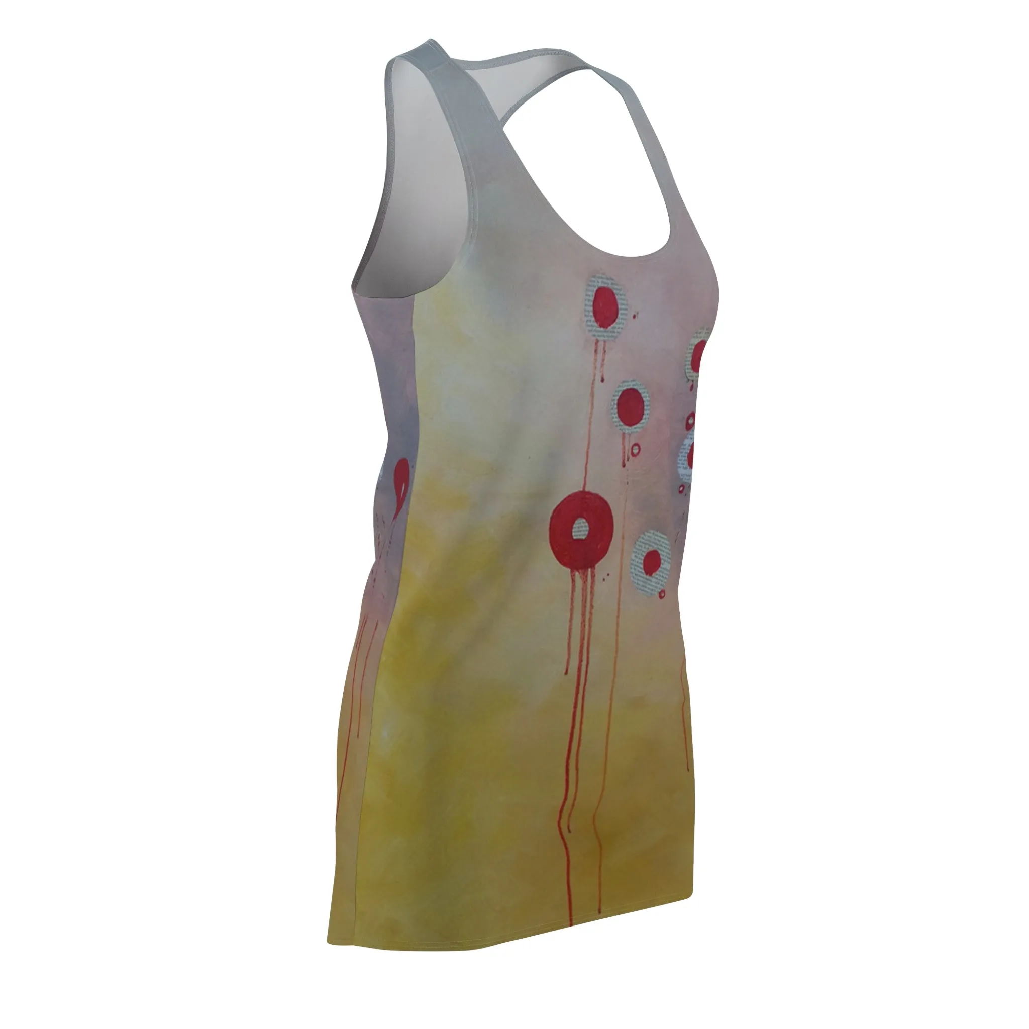 Bullets Women's Cut & Sew Racerback Dress (AOP)