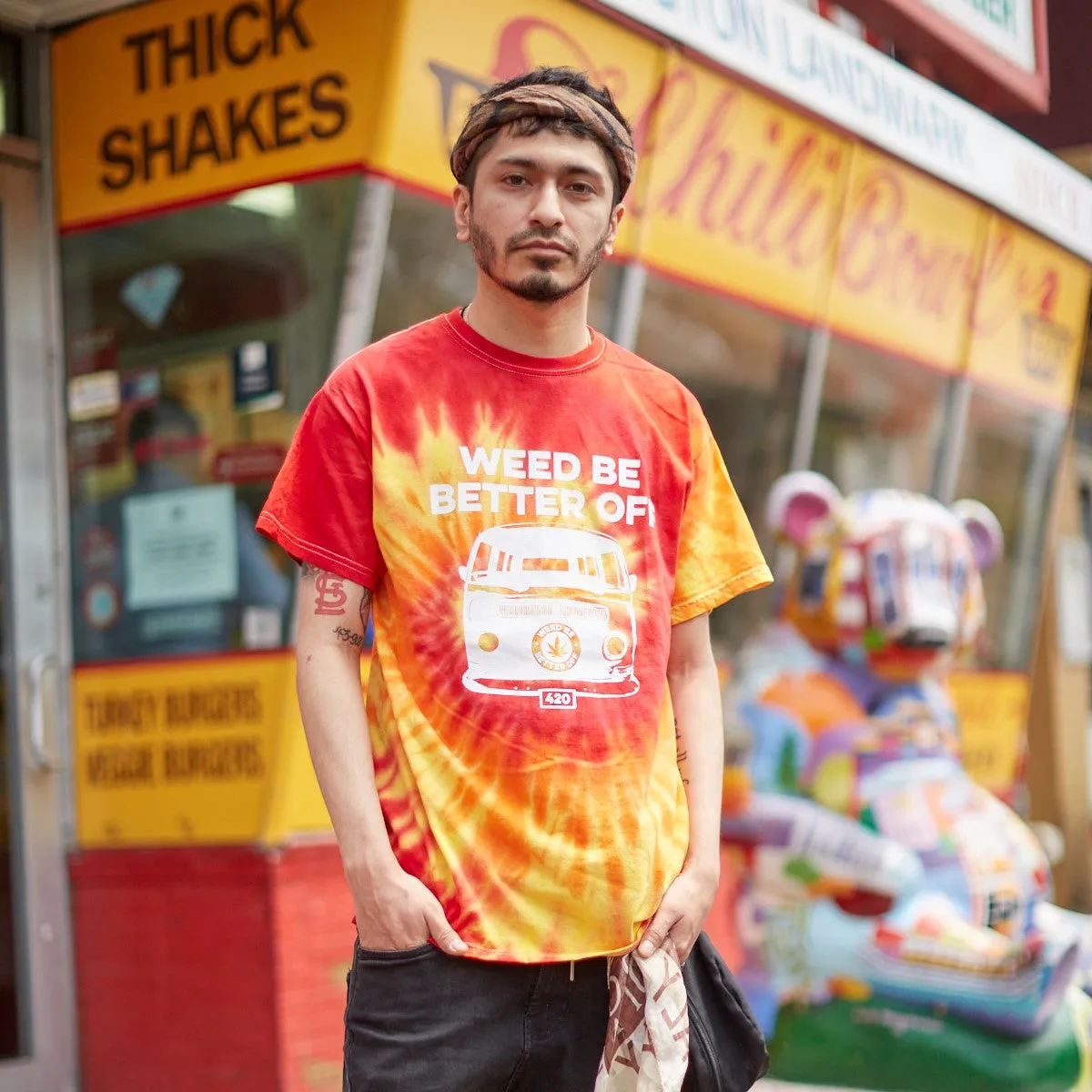 Bus Logo Tie Dye T-Shirt