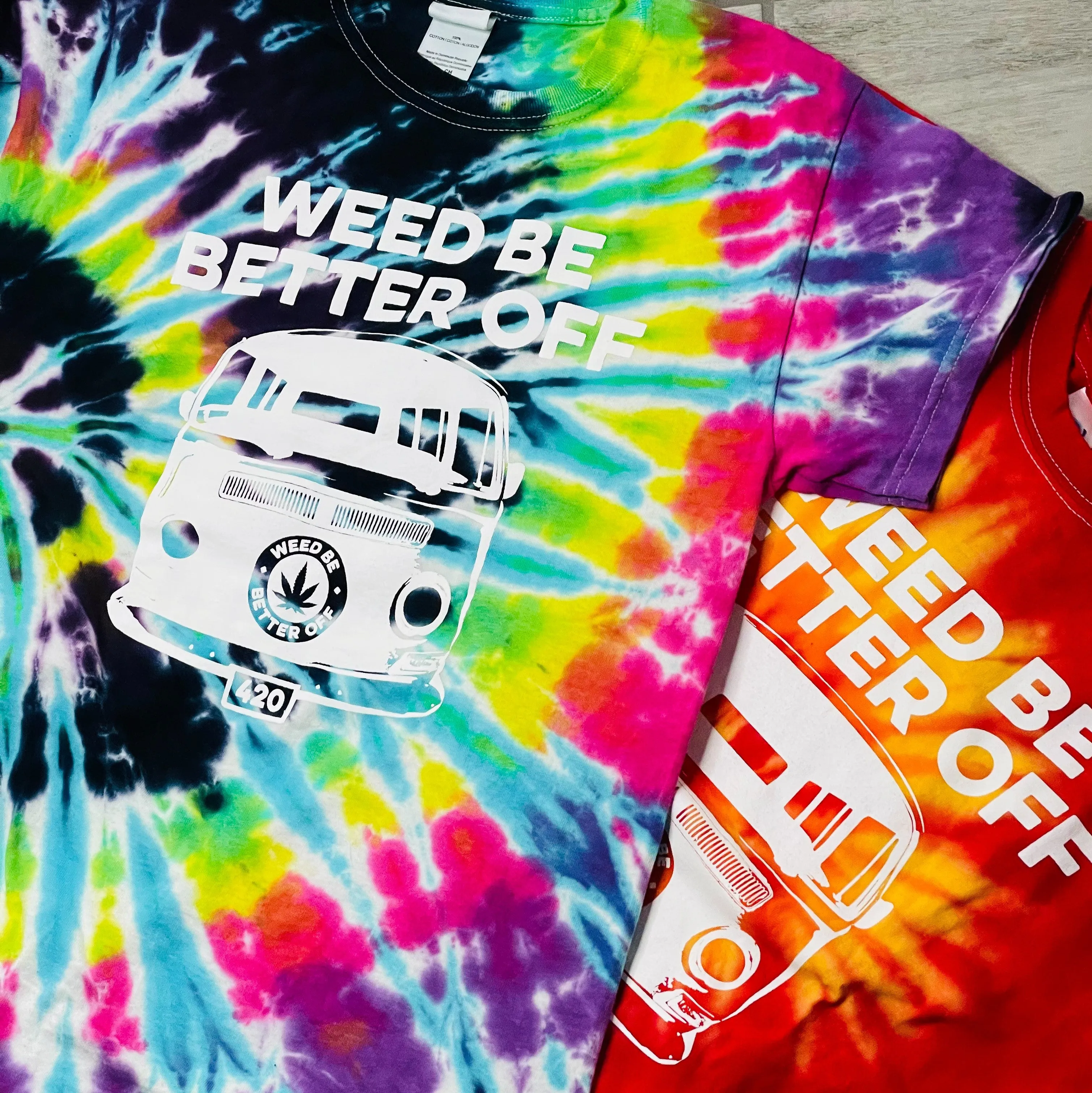 Bus Logo Tie Dye T-Shirt