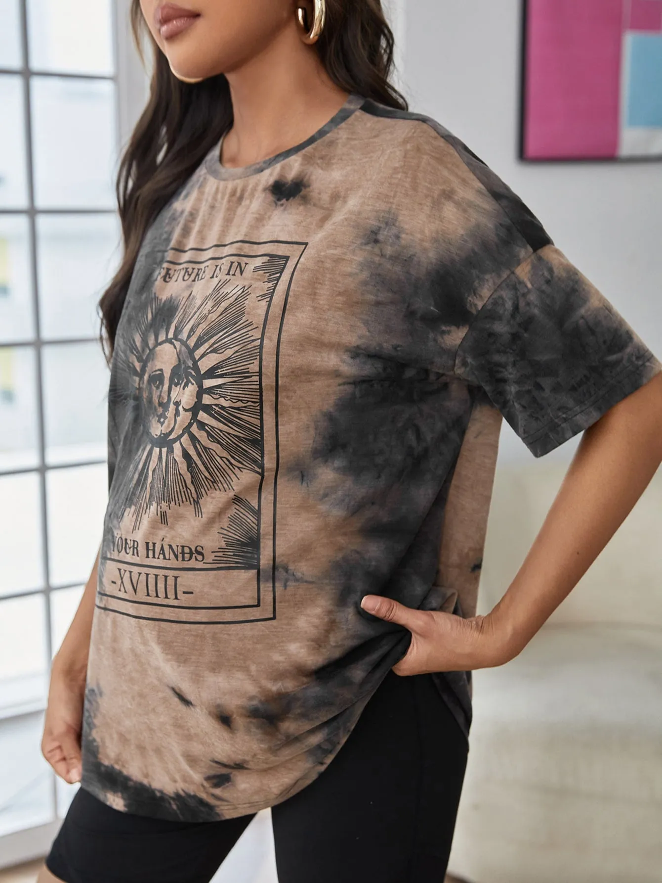 Camiseta de Maternidad Tie Dye Sol