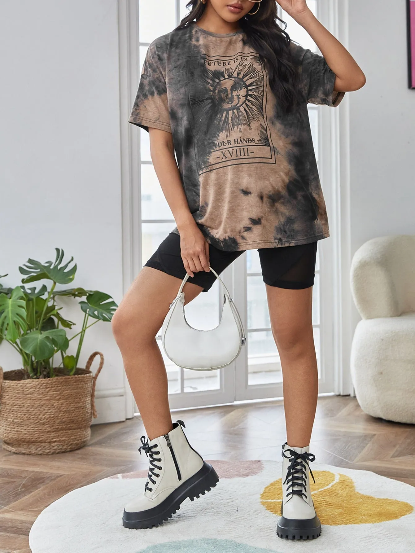 Camiseta de Maternidad Tie Dye Sol