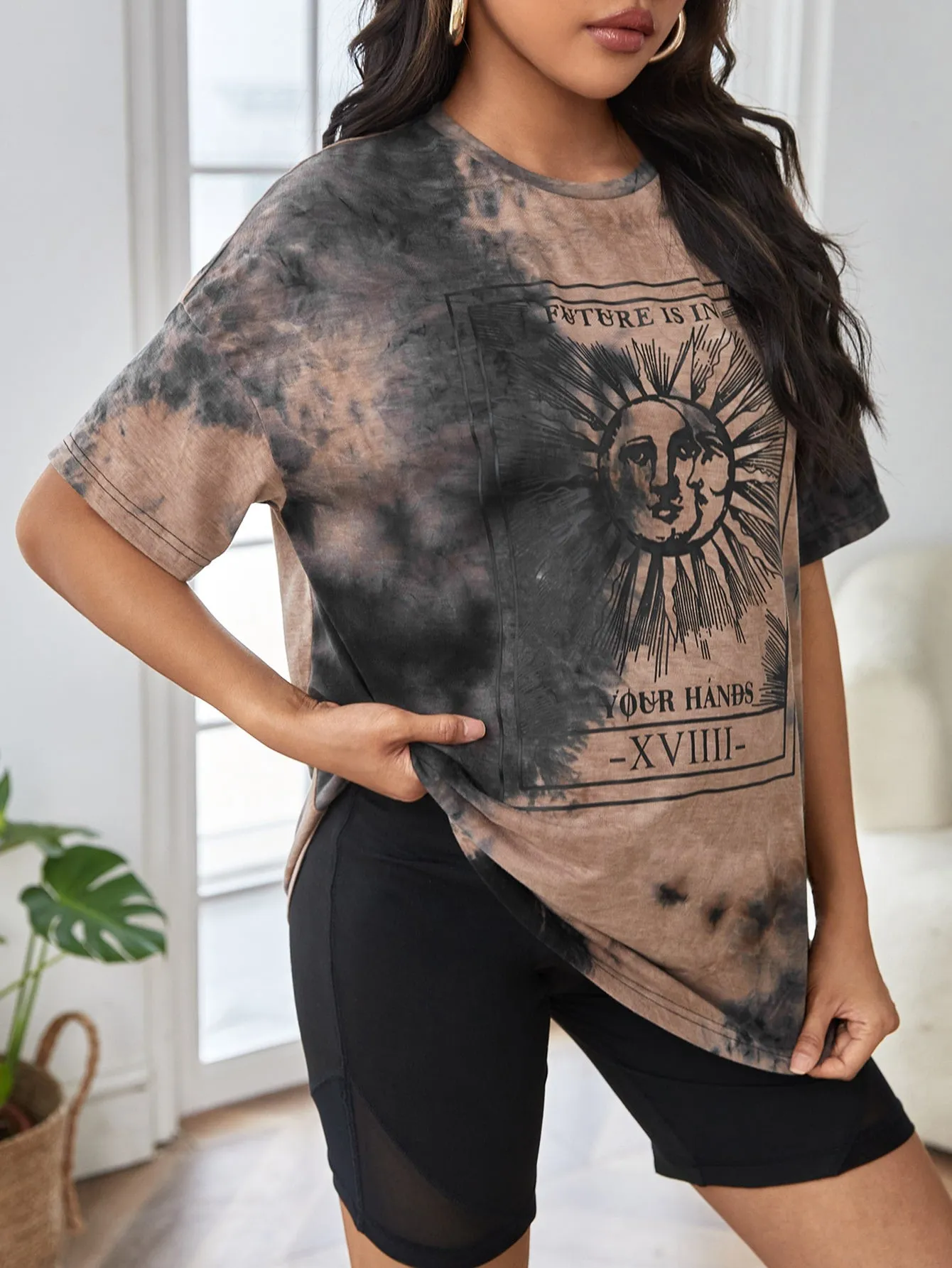 Camiseta de Maternidad Tie Dye Sol
