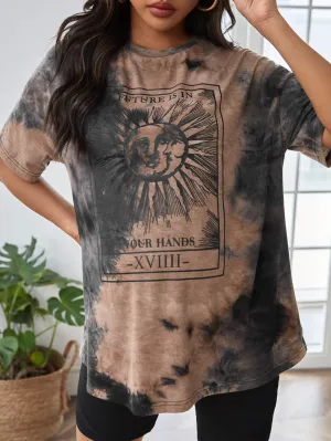 Camiseta de Maternidad Tie Dye Sol