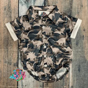 Camo Dino Onesie