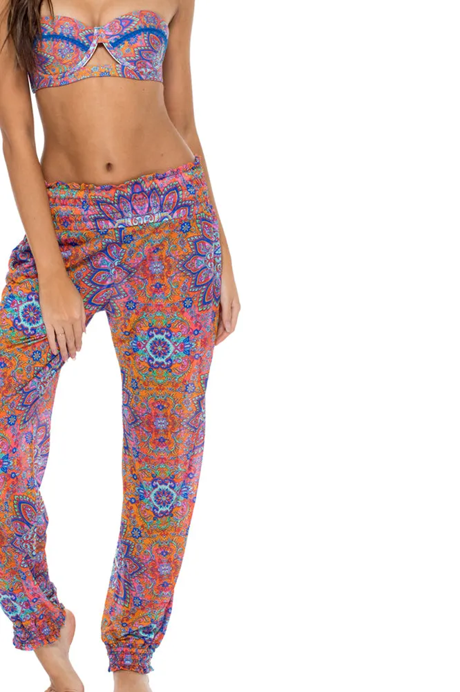 CANDELA - Cut Out Underwire Top & Smocked Gipsy Pant • Multicolor