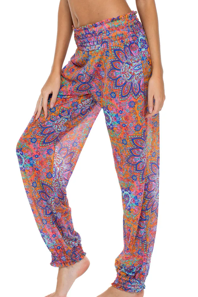 CANDELA - Cut Out Underwire Top & Smocked Gipsy Pant • Multicolor
