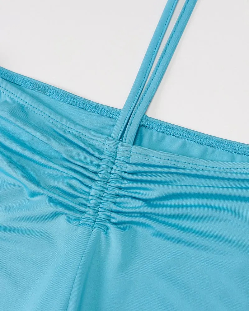 Chestnut Sunbath Halter Coord