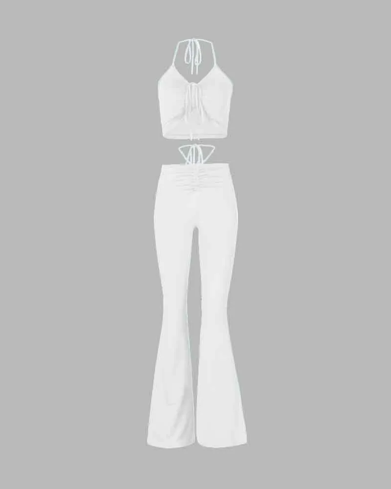 Chestnut Sunbath Halter Coord