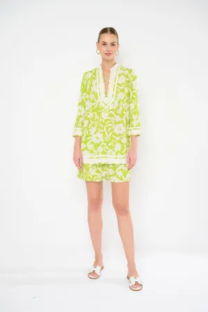 Chichi tunic in Cultured Green Pearl by Flora Bea