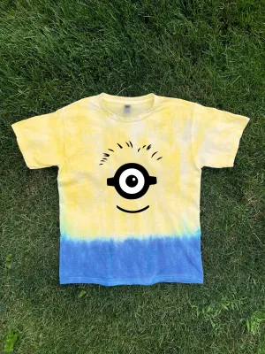 Child Tie-Dye Short Sleeve Shirt - Minion Faces