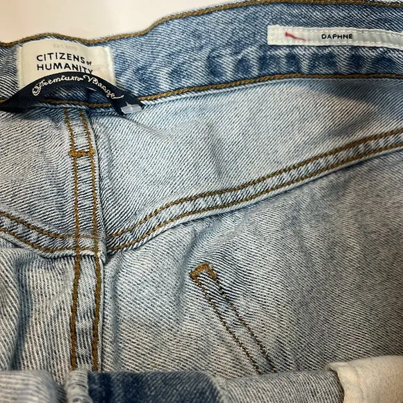 Citizens Of Humanity, Jean Distressed Women’s Shorts Size 30 Daphne