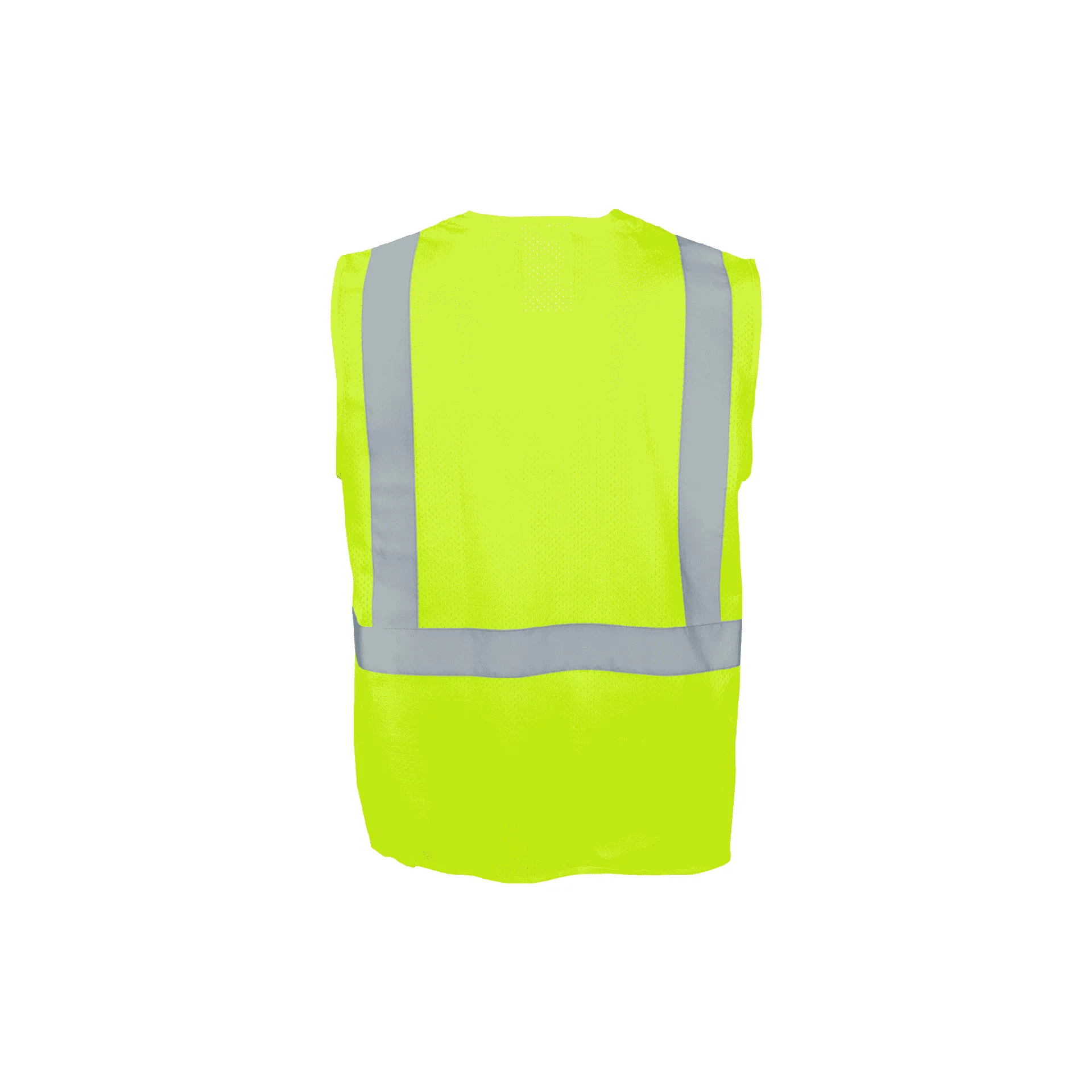 Class 2 Lime Mesh Hook and Loop Closure Vest