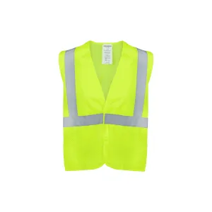 Class 2 Lime Mesh Hook and Loop Closure Vest