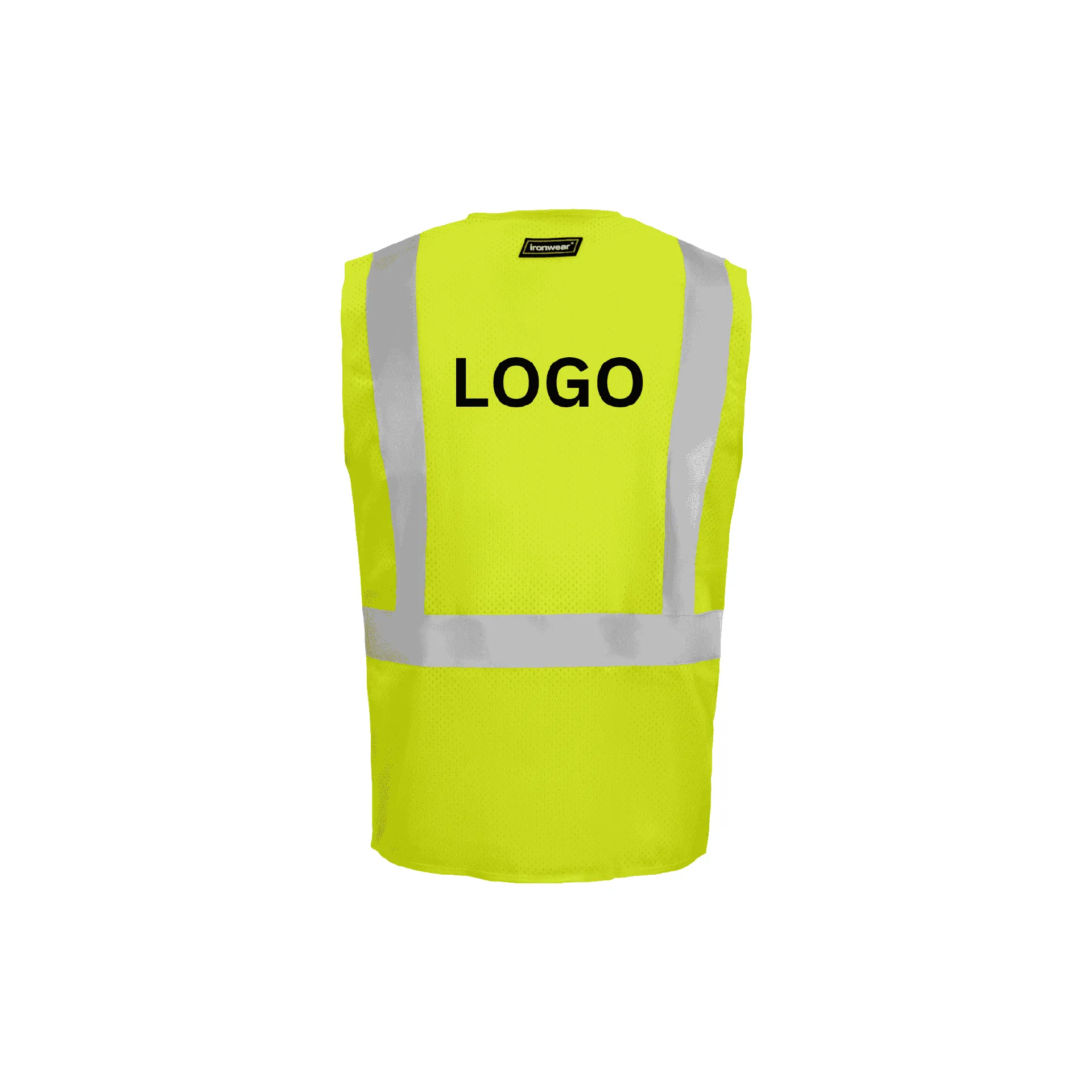 Class 2 Lime Safety Vest with 3 Pockets (One Size Fits All)