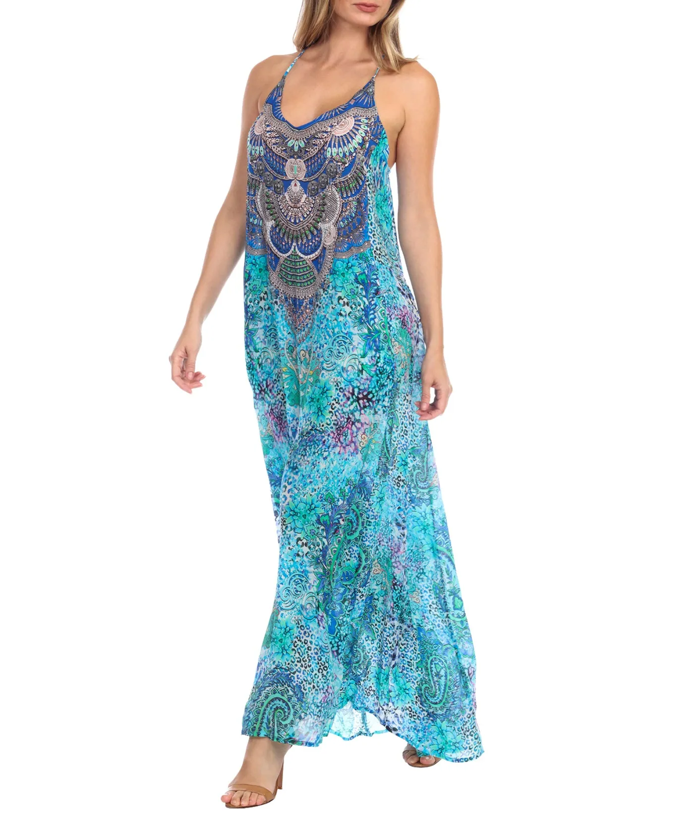Cleopatra Racerback Maxi Dress