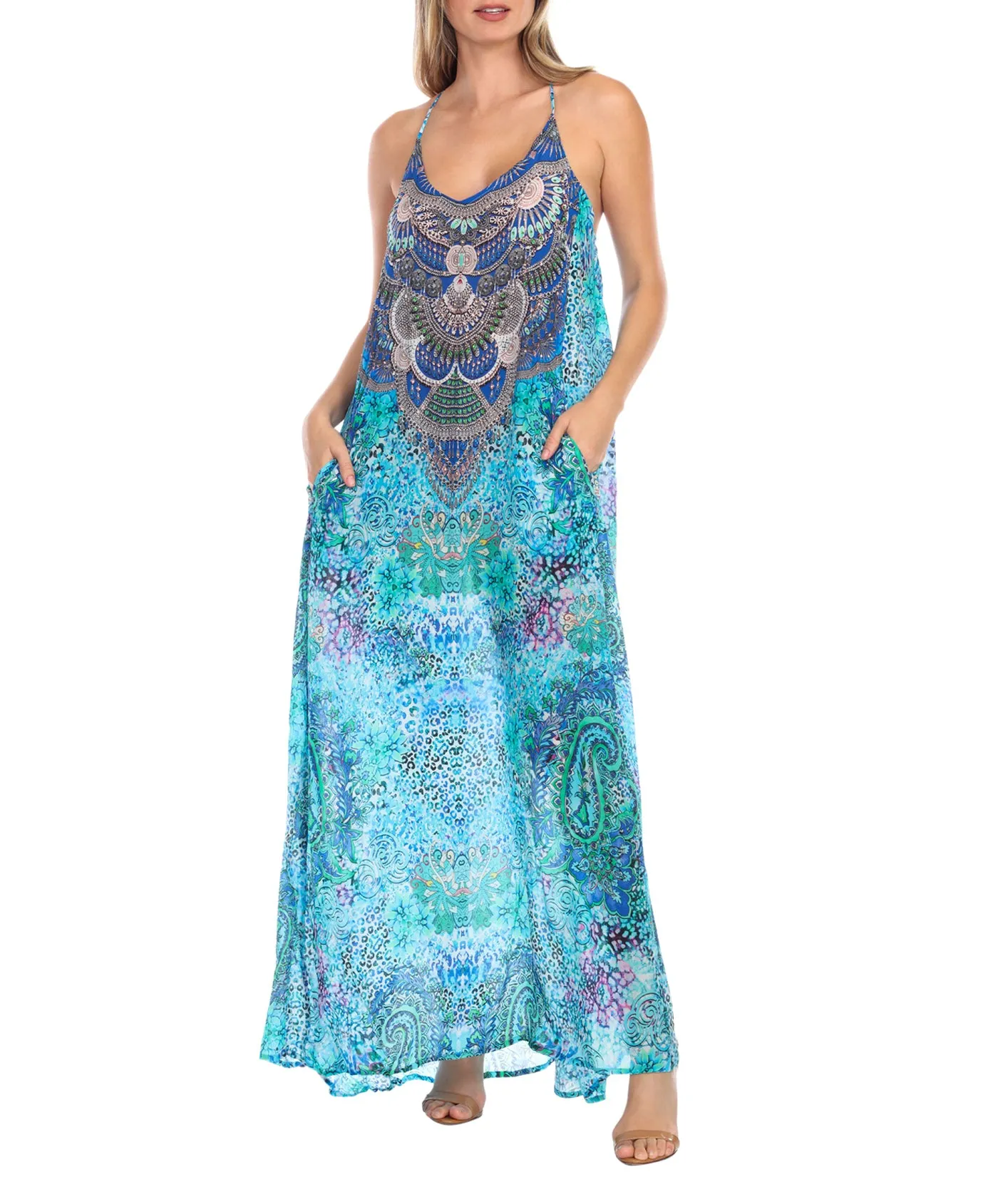 Cleopatra Racerback Maxi Dress