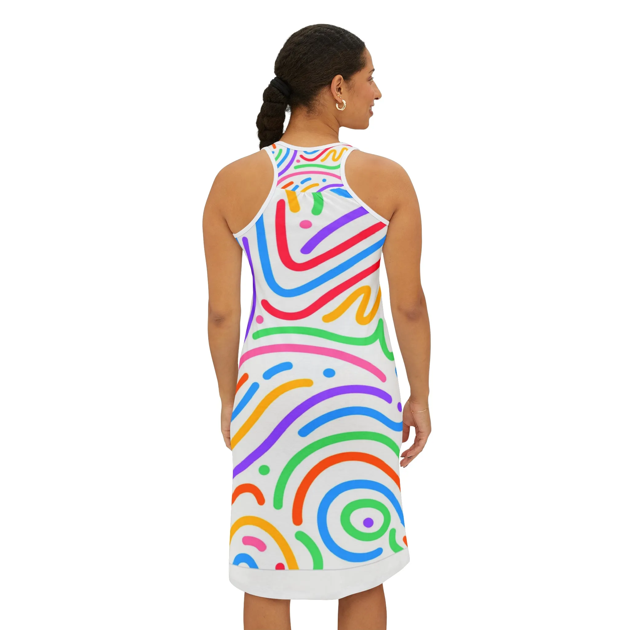 Confetti Racerback Dress (AOP)