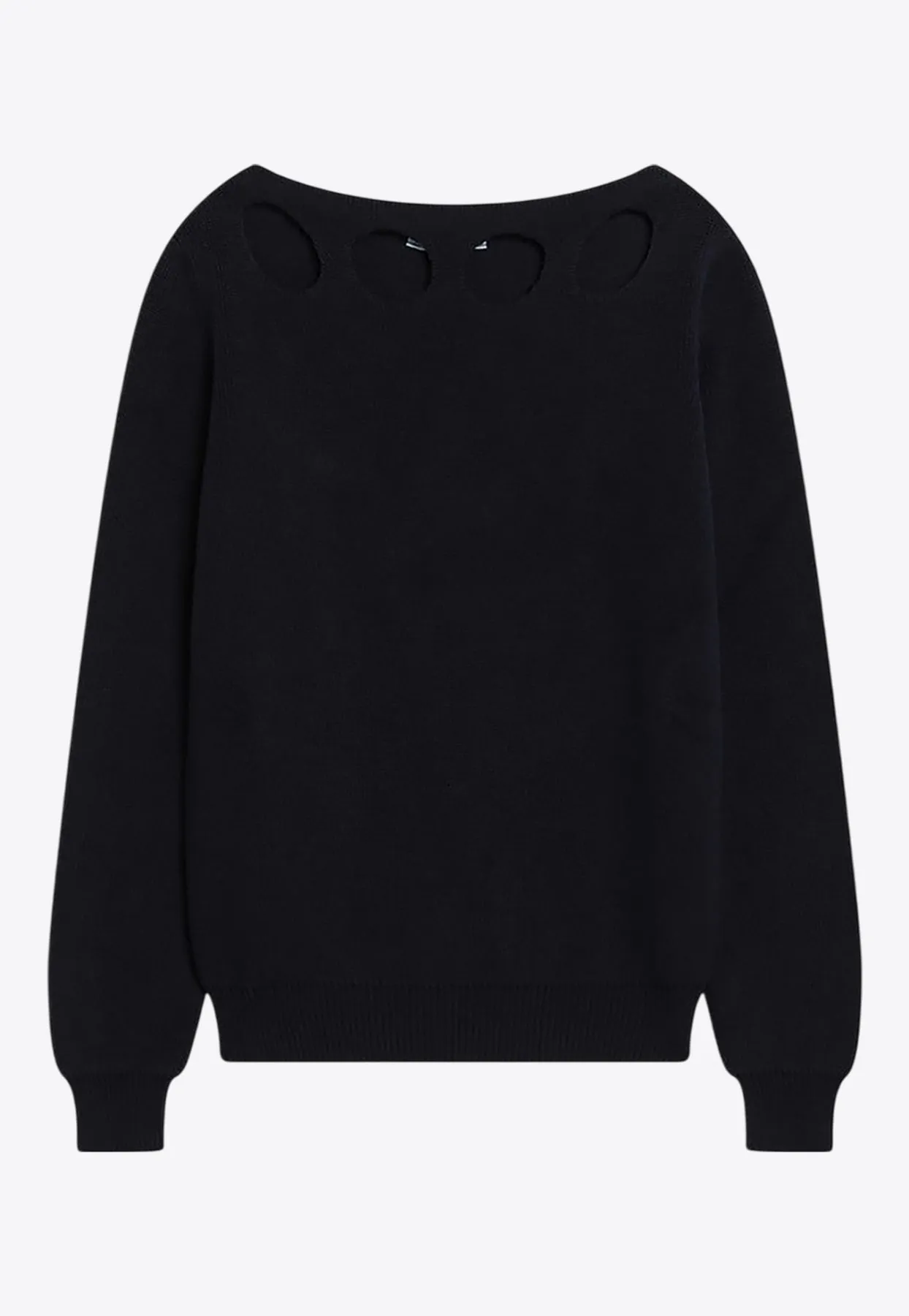 Cut-Out Knit Sweater