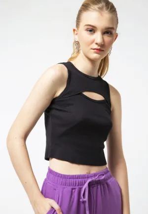 Cut out Knit Top