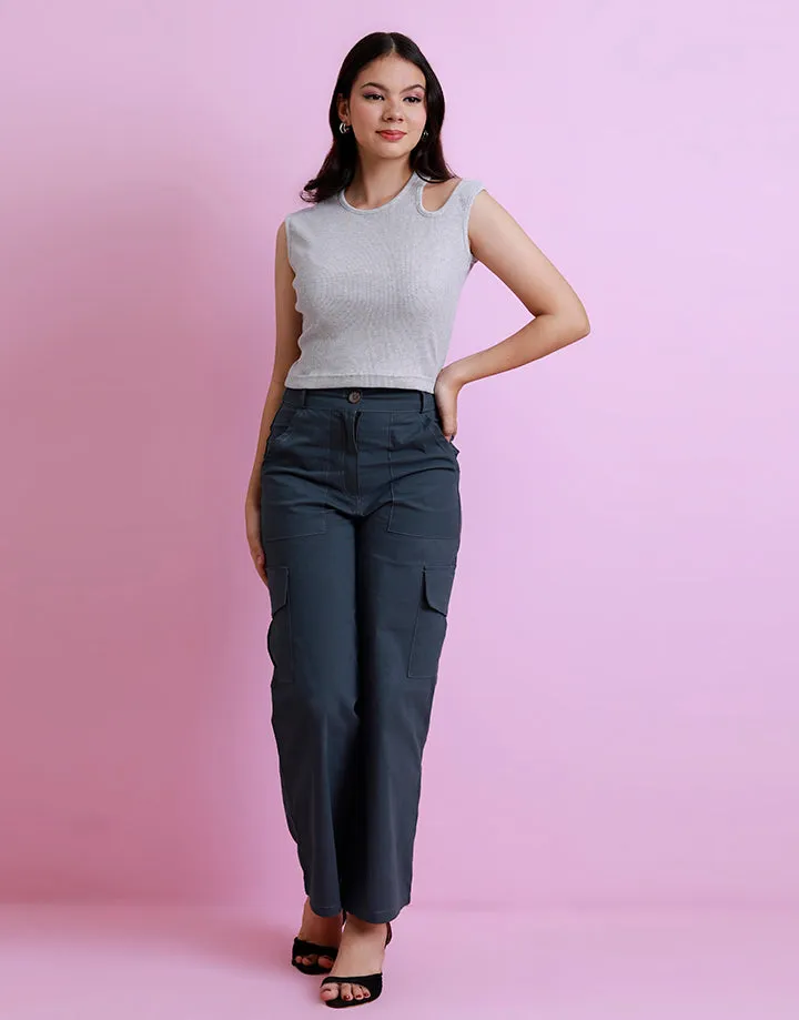 Cut-Out Vest Top