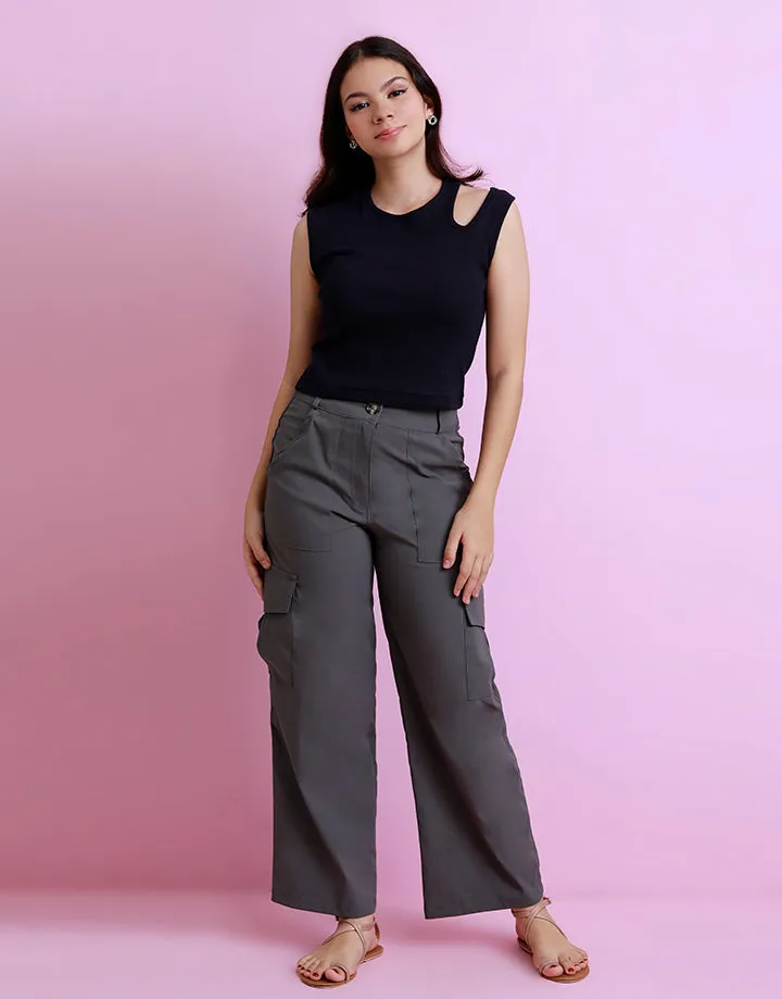 Cut-Out Vest Top