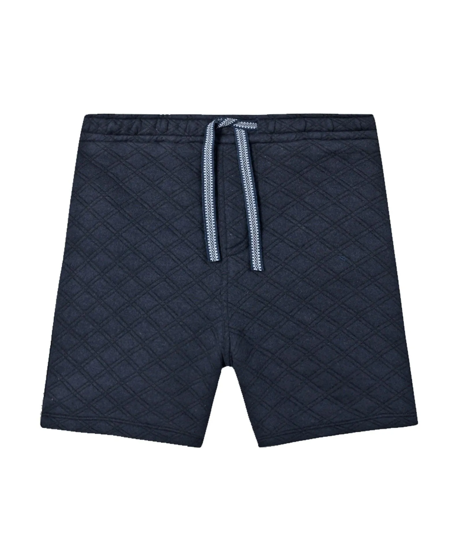 DAIMOND QUILTED NAVY BOYS SHORTS - NAVY