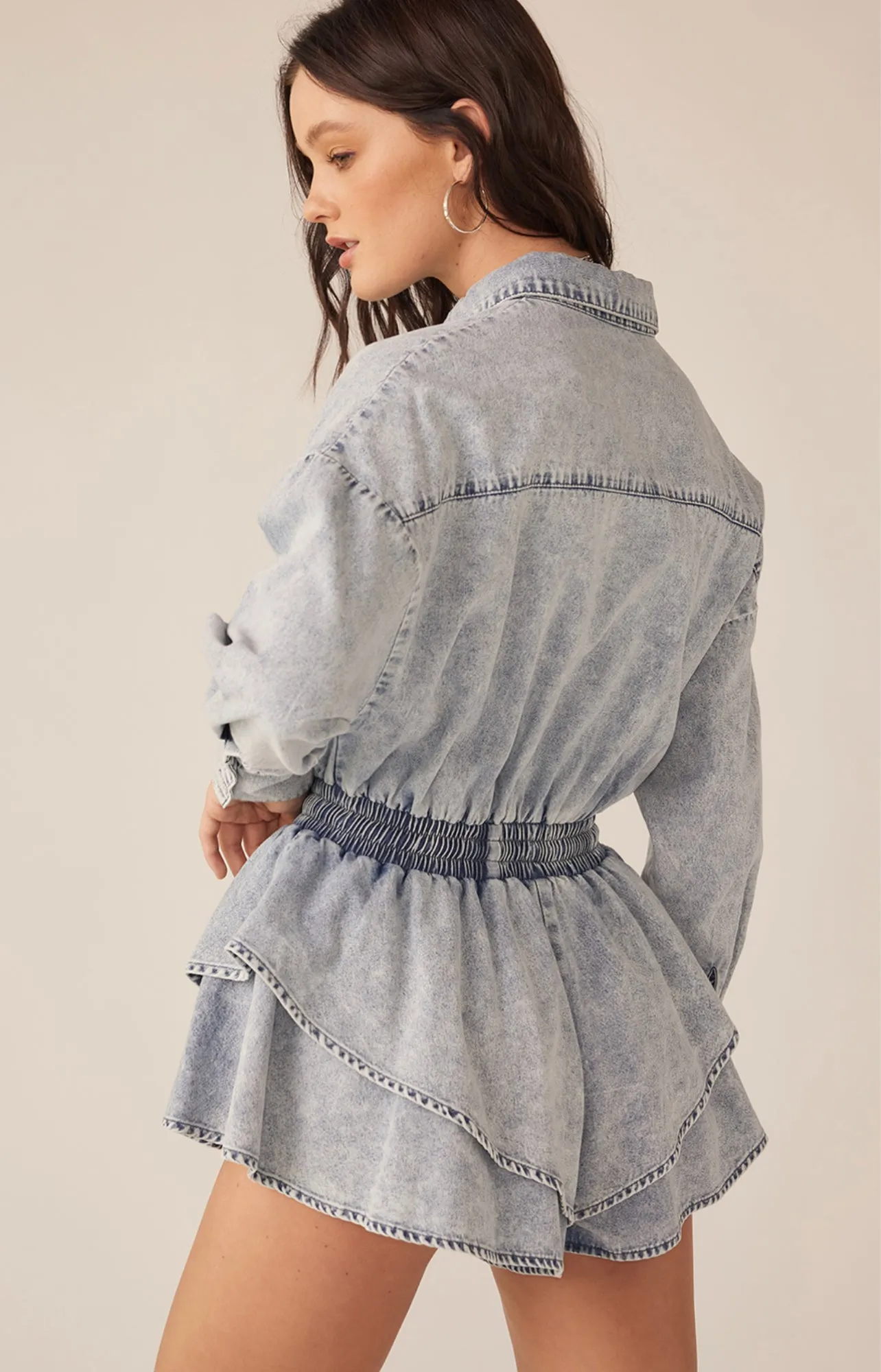 DENIM ROMPER