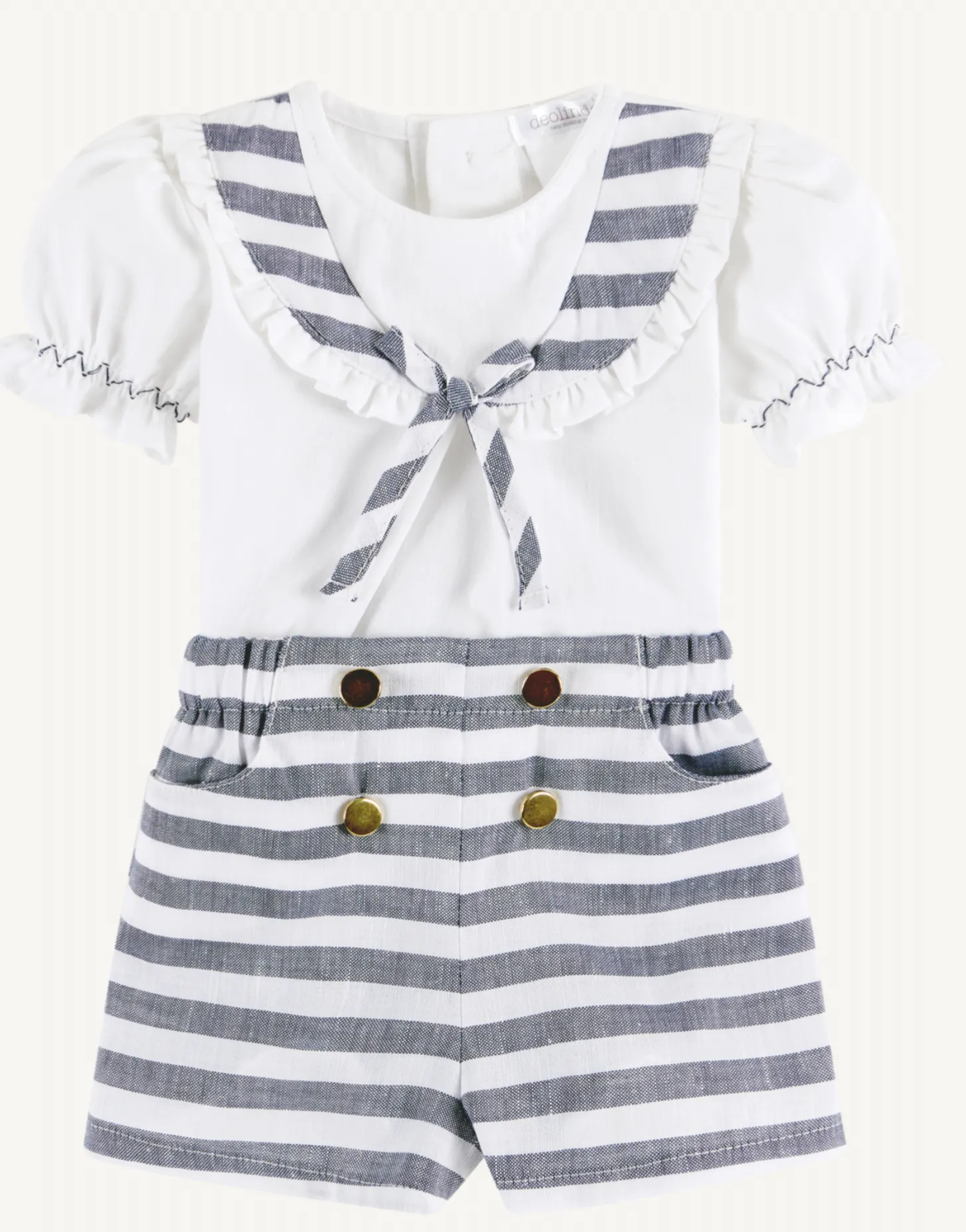 Deolinda girls romper.     02231464