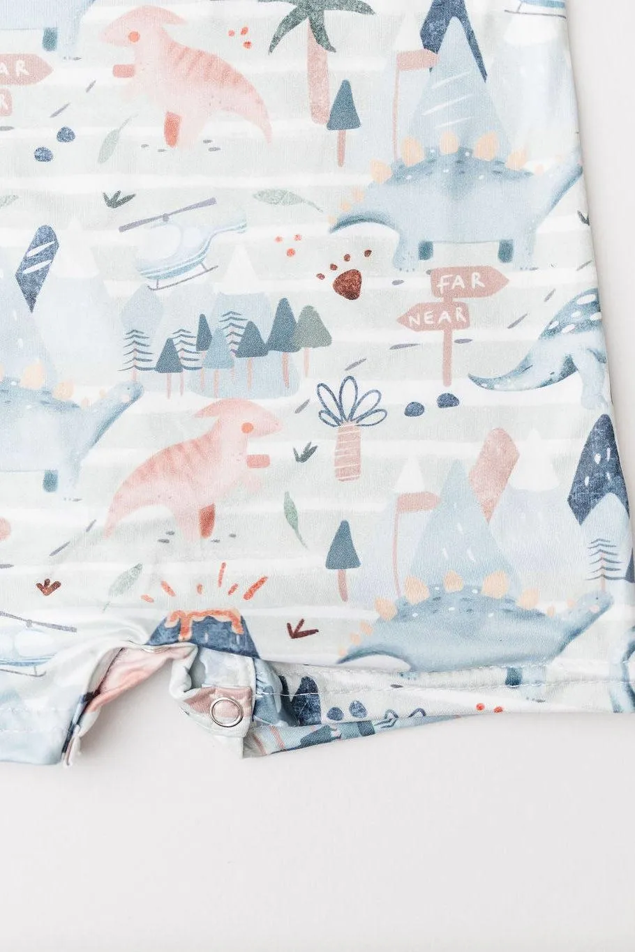 Dino Tracks Shorty One-Piece