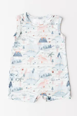 Dino Tracks Shorty One-Piece