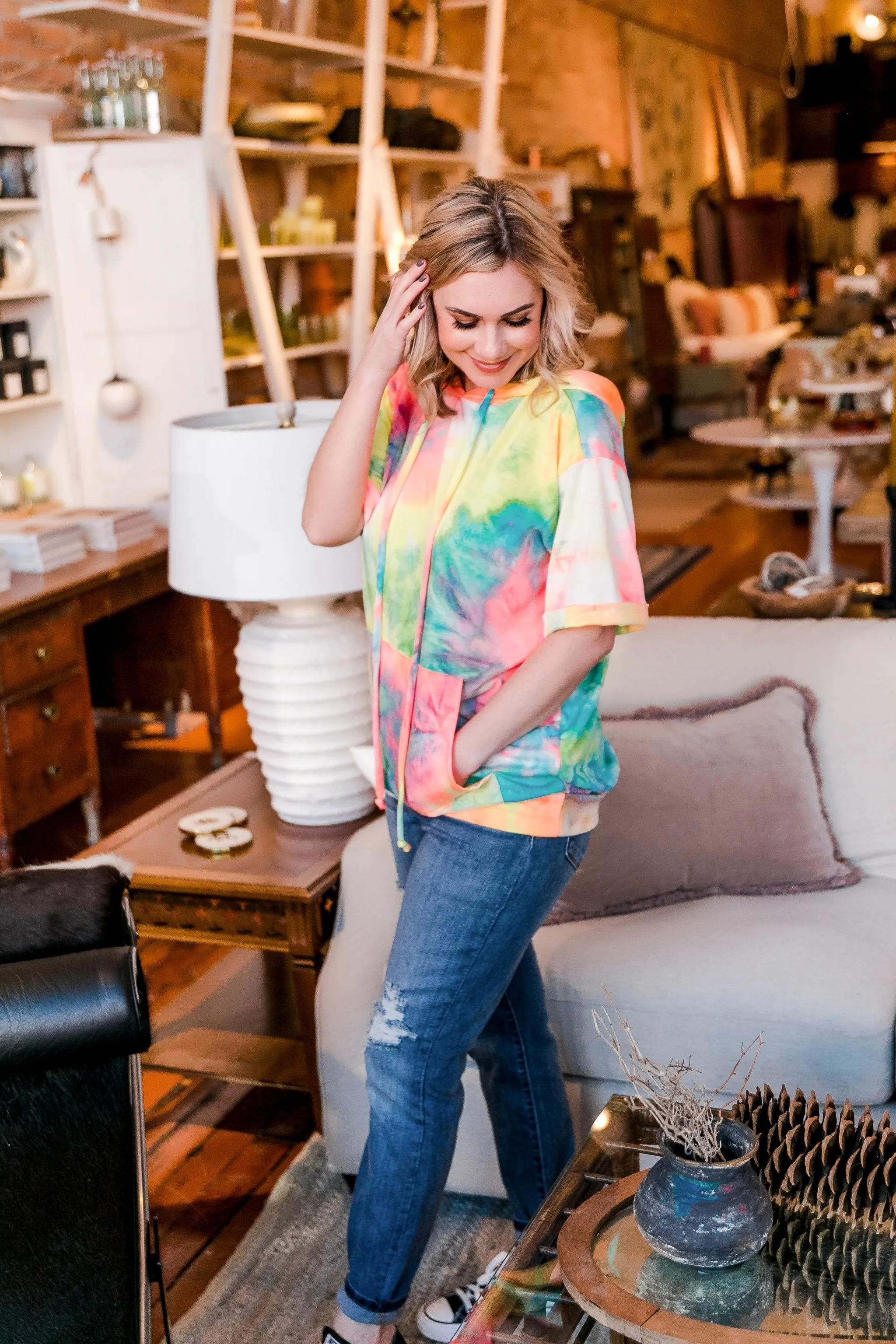 Disco Life Tie Dye Sweatshirt