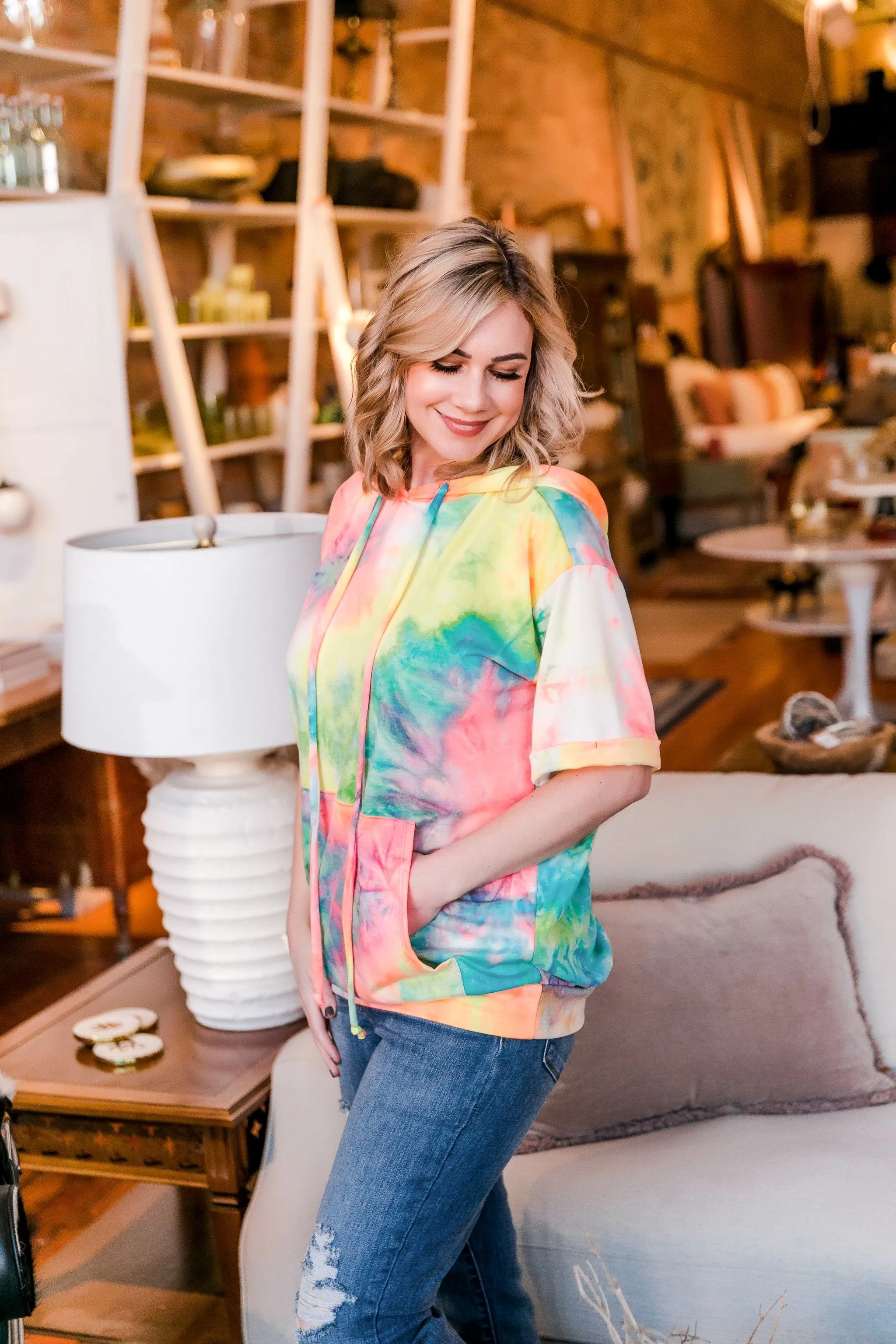 Disco Life Tie Dye Sweatshirt