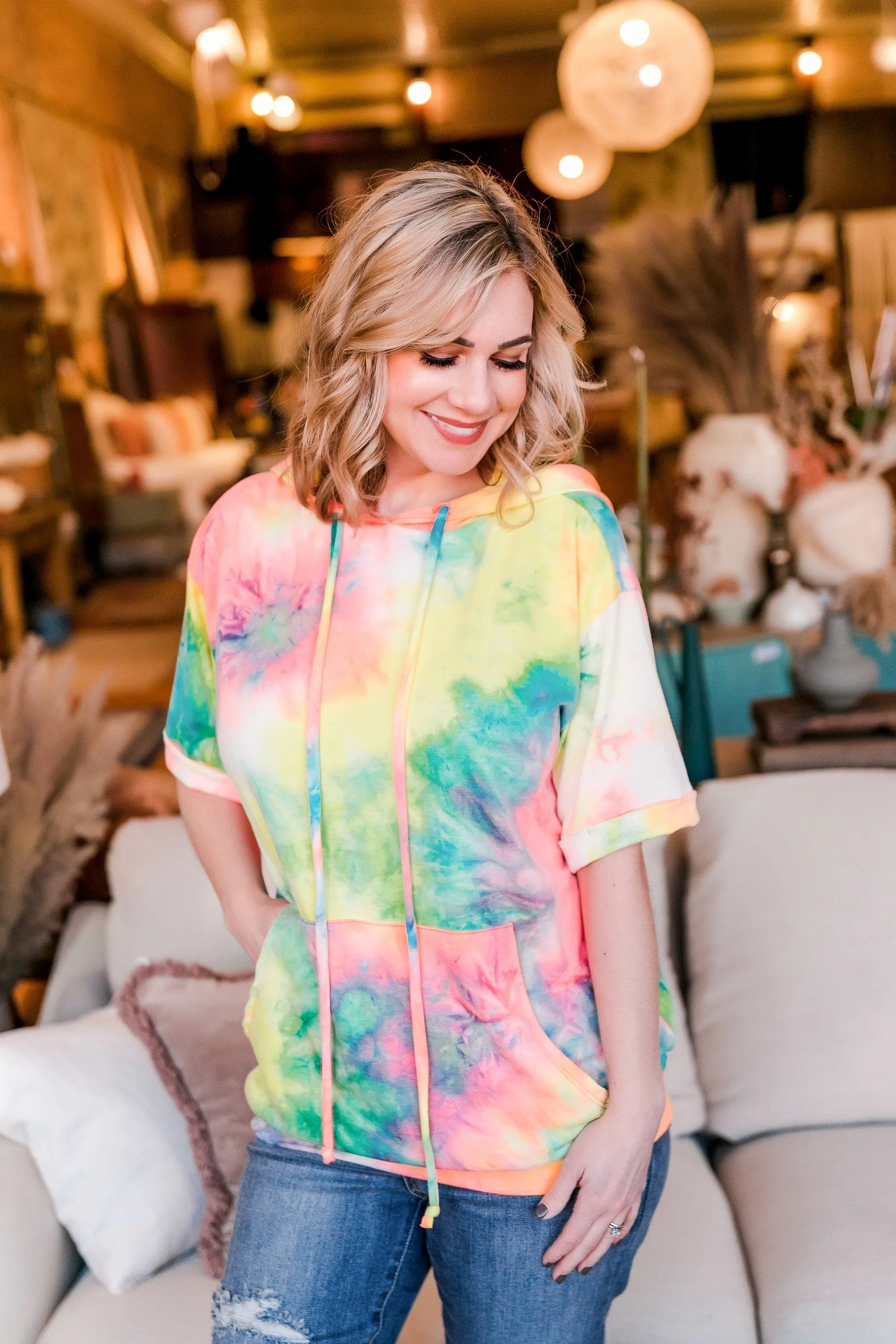 Disco Life Tie Dye Sweatshirt