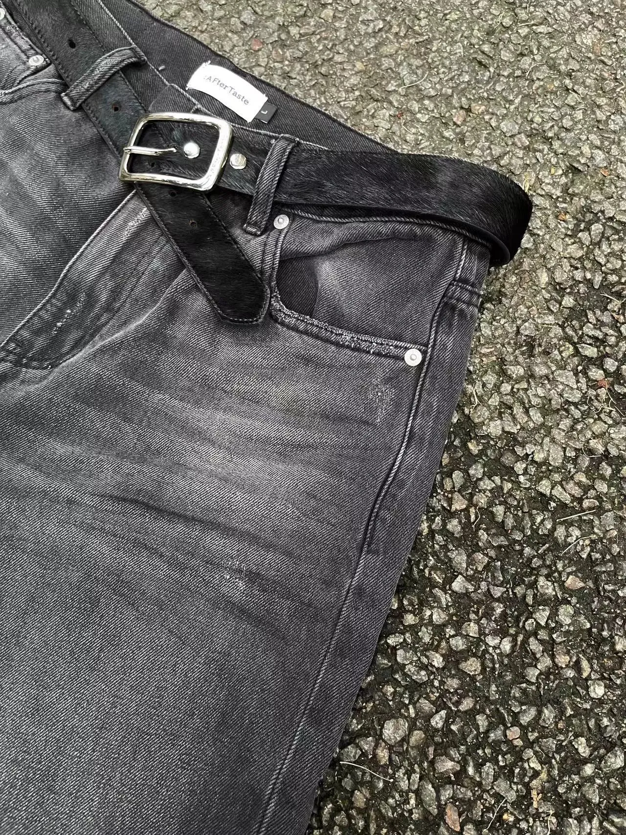 Distressed Denim Shorts