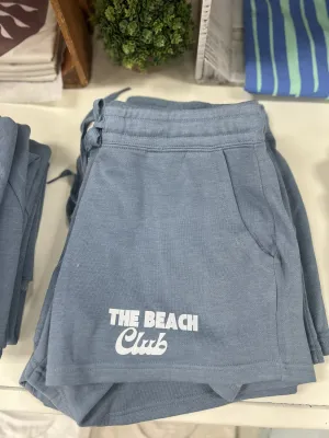 Distressed Vintage Beach Club Shorts
