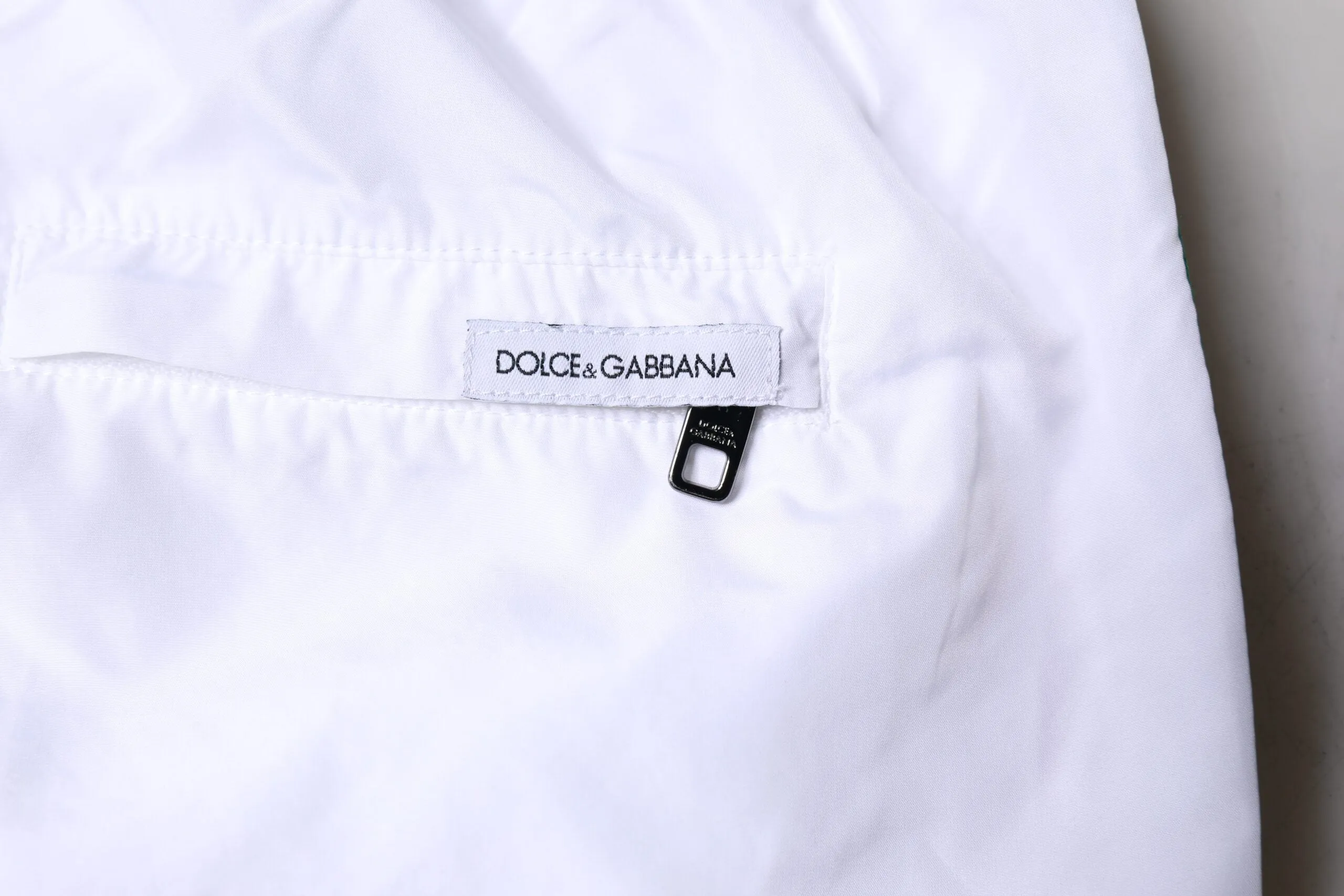 Dolce & Gabbana White Stripes Beachwear Shorts 2Pc Swimwear