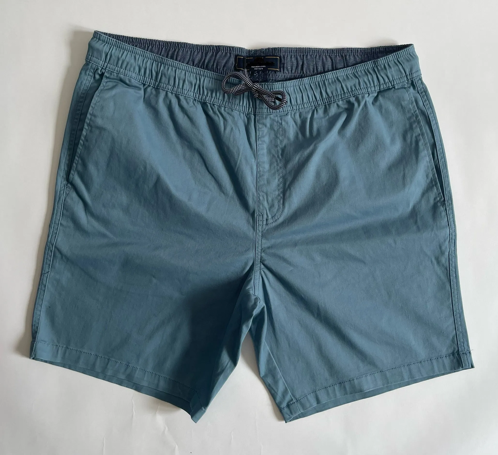 Drawstring Satin Twill Shorts