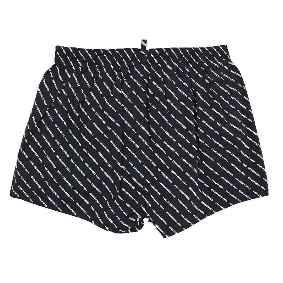 DSQUARED2 - 1964 Mini Logo Swim Shorts in Black